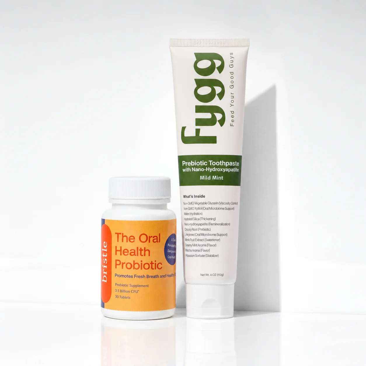 FYGG Probiotic Bundle with toothpaste and oral probiotic mints